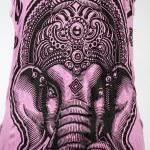 Ganesha Tank Top Yoga Singlet Purple Top Buddha..