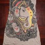 Long Dress Ganesha Hindu Om Sign Hamsa Hand Yoga..