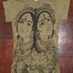 Hindu T-shirt Size S Only Ganesha Om Hamsa Yoga..